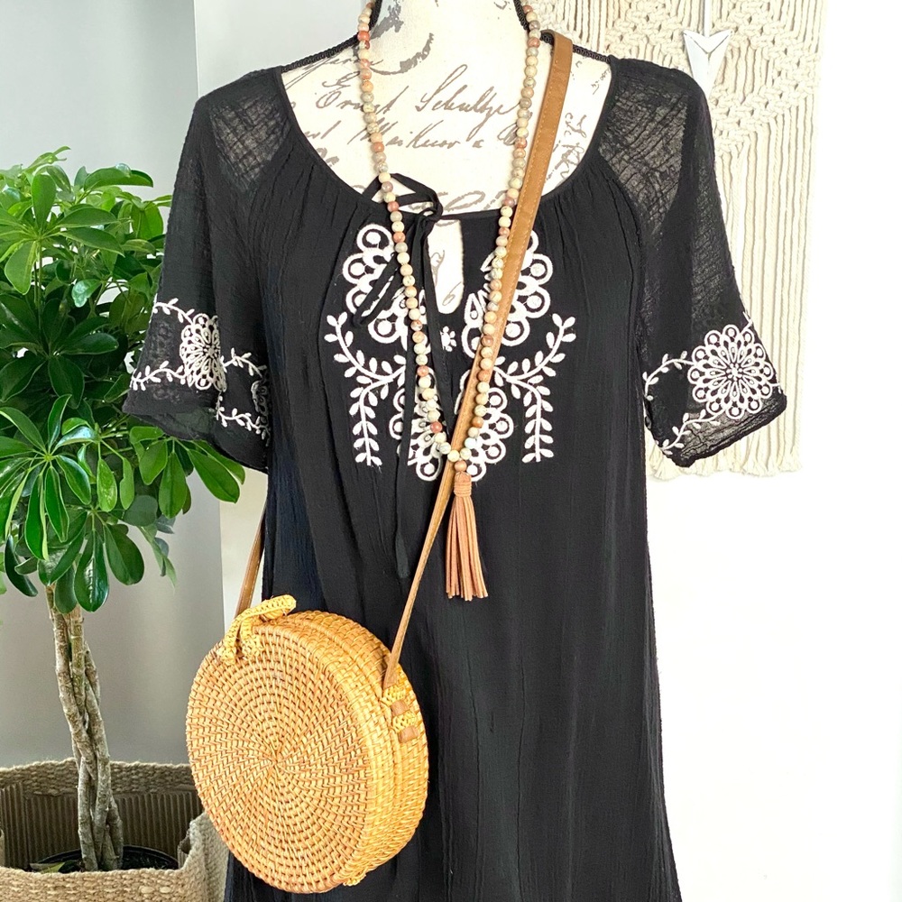 INC black cotton summer dress 2